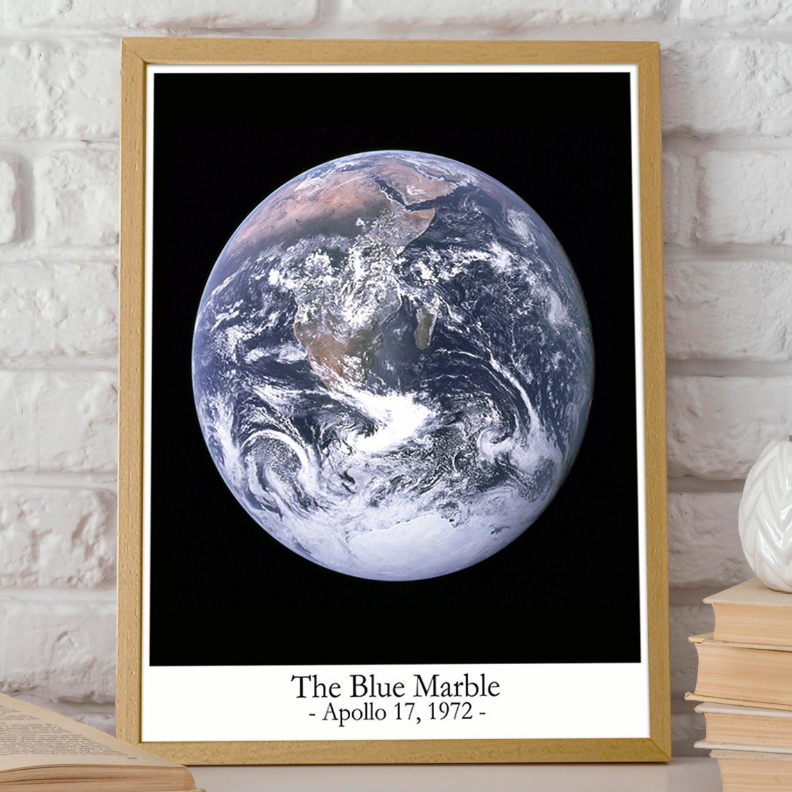 The Blue Marble 1972 Space Photo, Art Print - Image 2