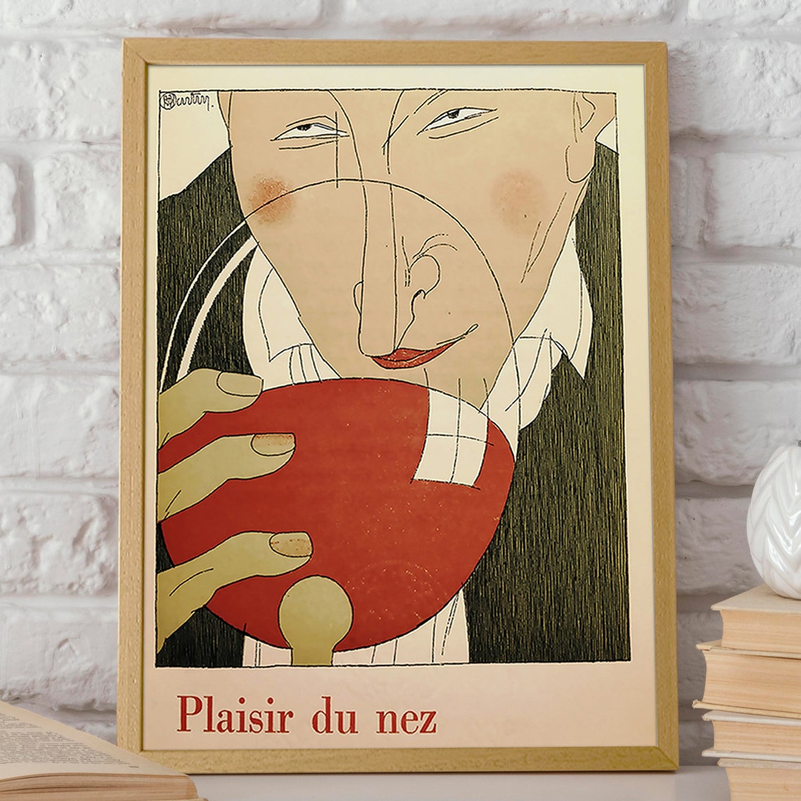 Wine Art Print, Sophisticated Kitchen Decor - Image 2