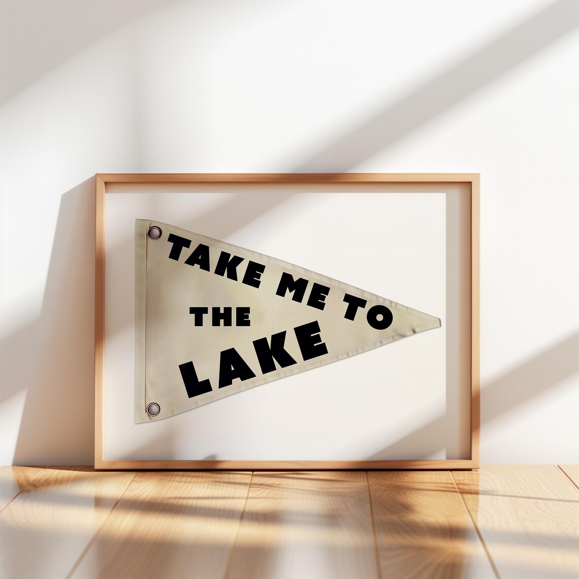 Meet Me At The Lake Poster, Cottage Core Nursery Decor