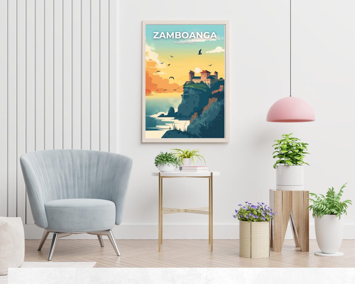 Fort Pilar Travel Print Wall Art Zamboanga City Philippines City Print Fort Pilar Travel Gift Fort Pilar Poster - Image 2