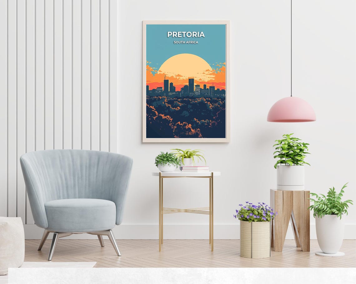Union Buildings Travel Print Wall Art Pretoria South Africa City Print Union Buildings Travel Gift Union Buildings Poster Travel Gift - Image 2