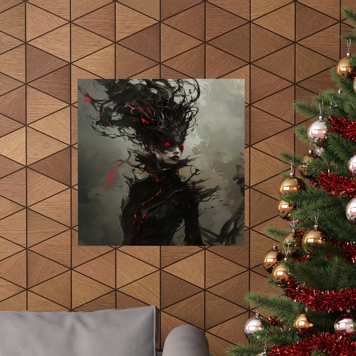 Miss Reborn Nightmare, Demonic Horror Movie Art Print - Image 4