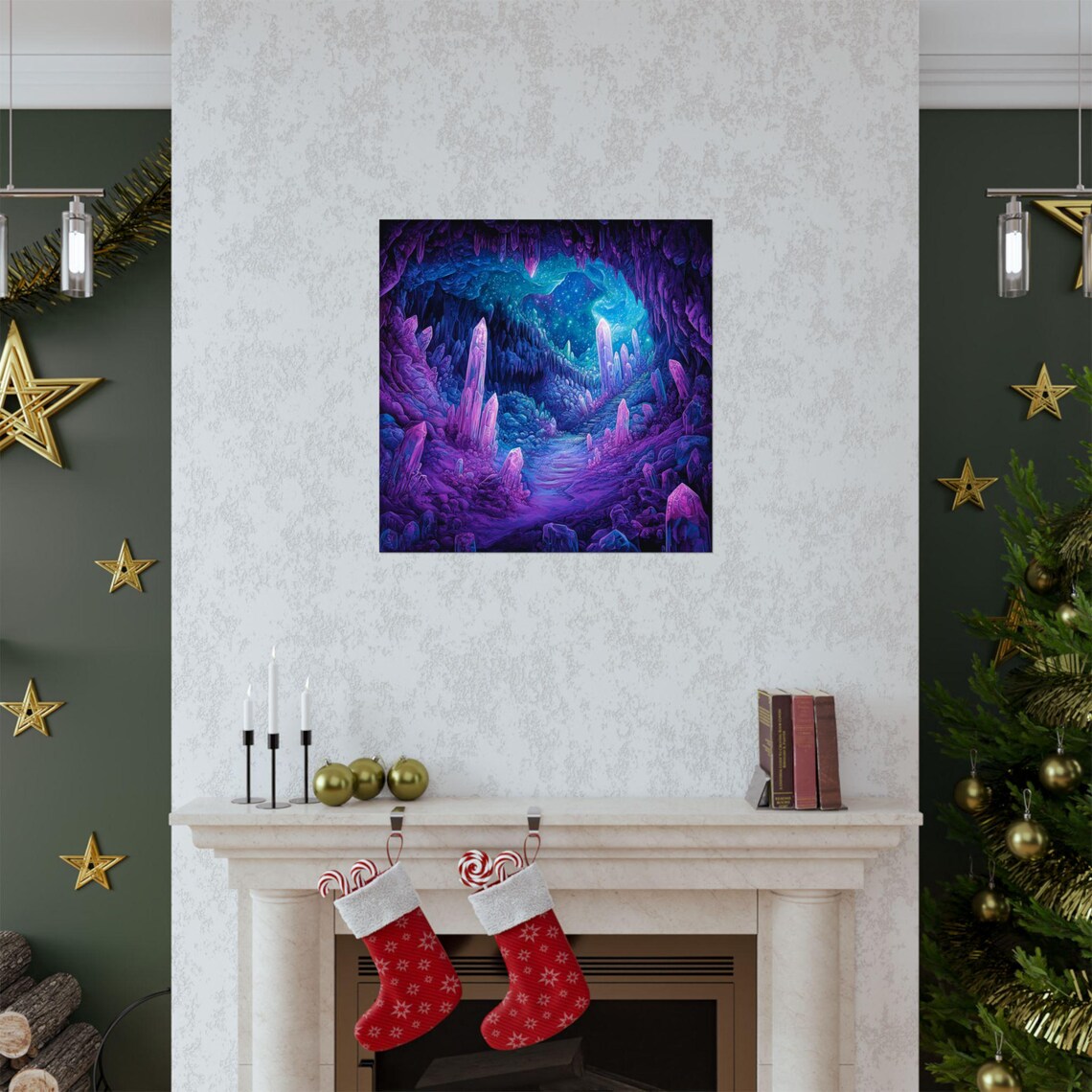 Magical Crystal Cave - Enchanted Forest Decor - Image 2