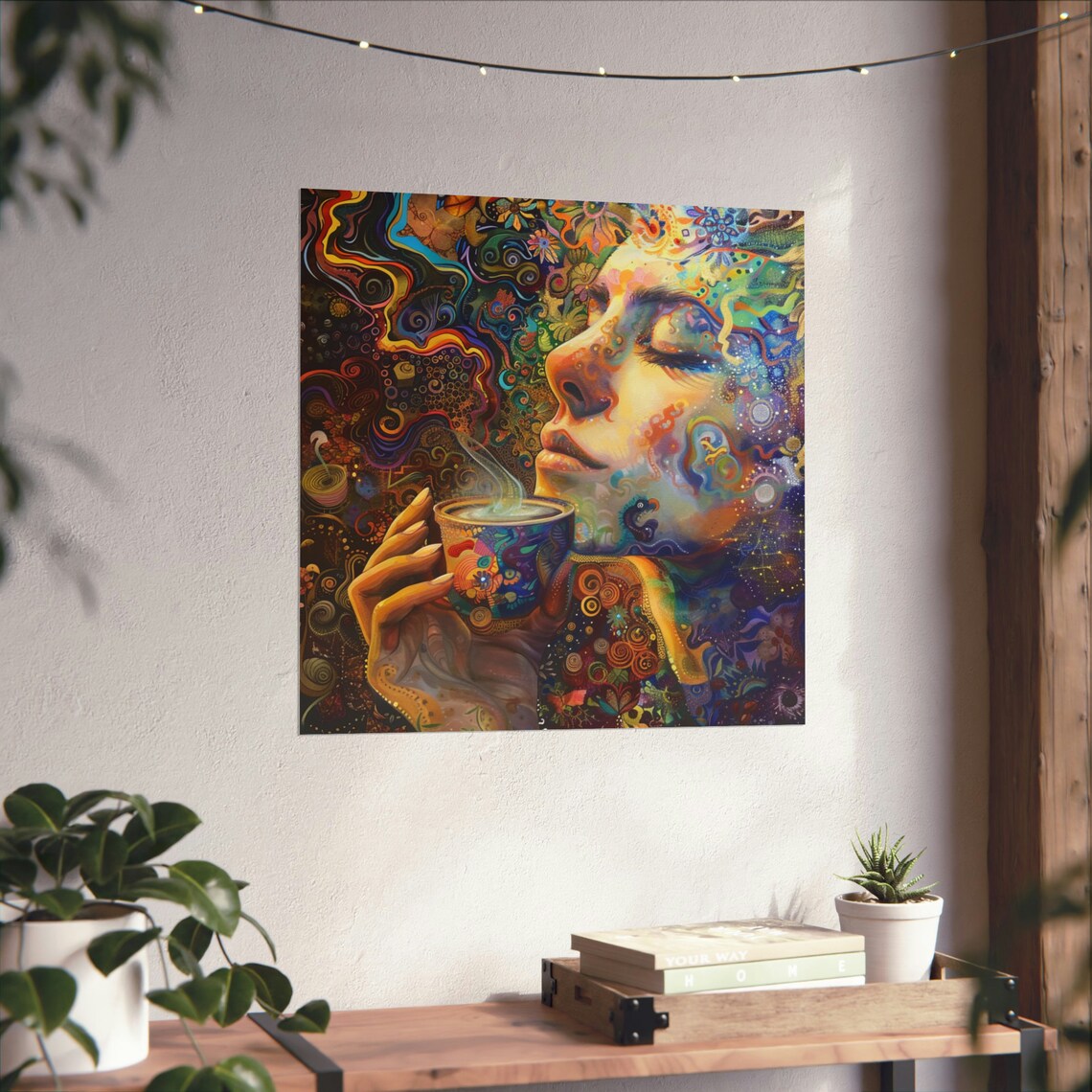 Coffee Euphoria - Abstract Coffee Art Print
