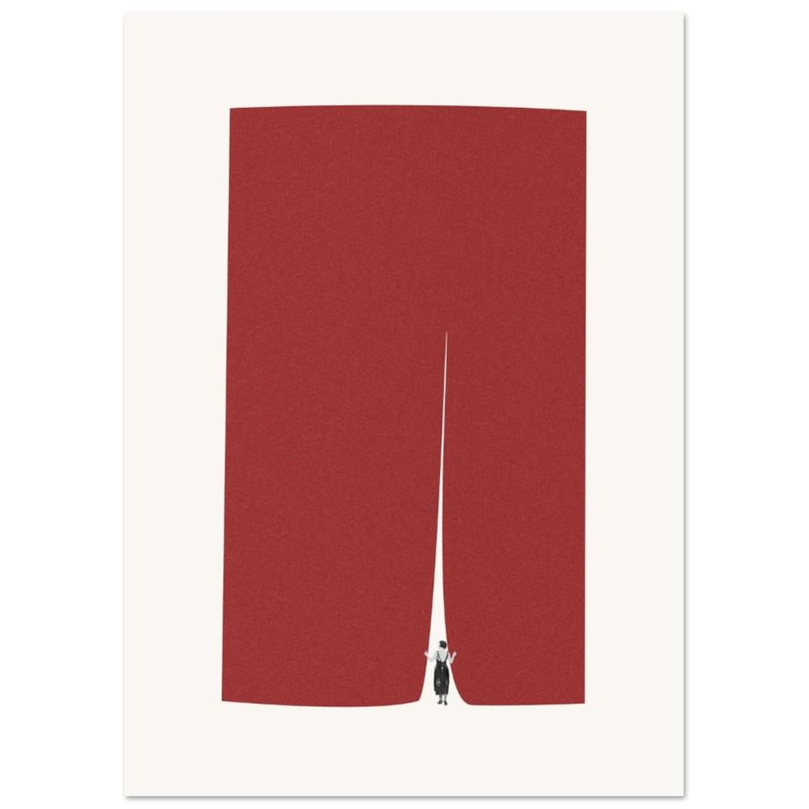 Curiosity For The Unknown Abstract Art Print - Image 2