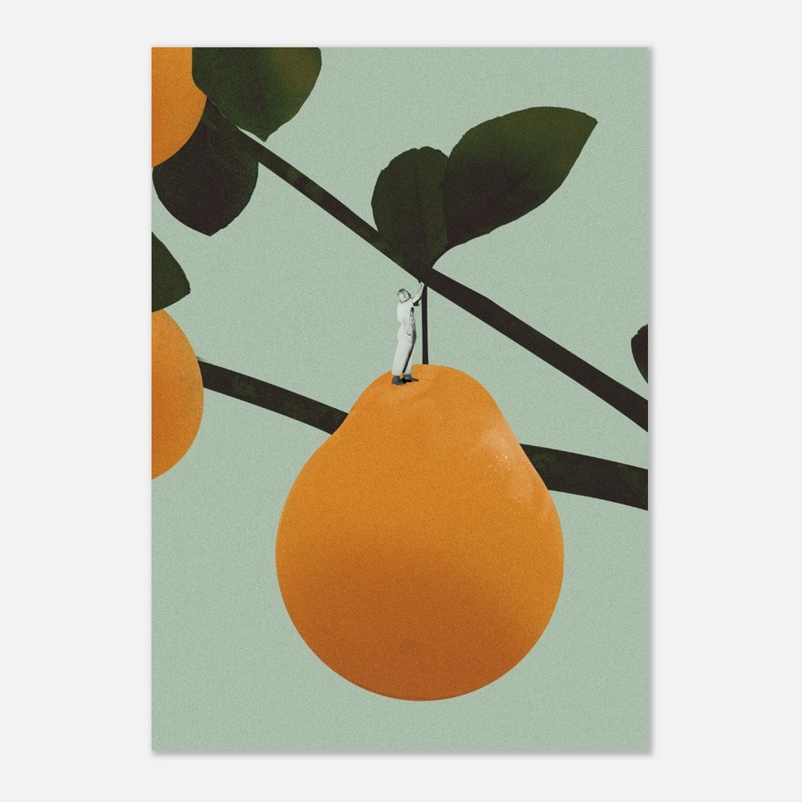 Tree Decoration Museum Quality Matte Poster Collage Wall Art Archive Paper Abstract Japandi Art Print - Image 2