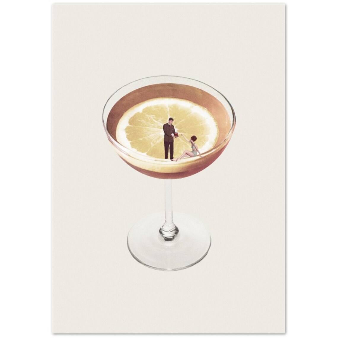 My Drink Needs A Drink Cocktail Art Print - Image 3