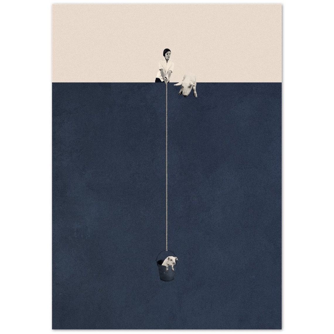 Rescue Mission Animal Collage Art Print - Image 2