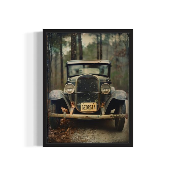 Georgia Landscape Dark Moody Vintage Gothic Photography Poster