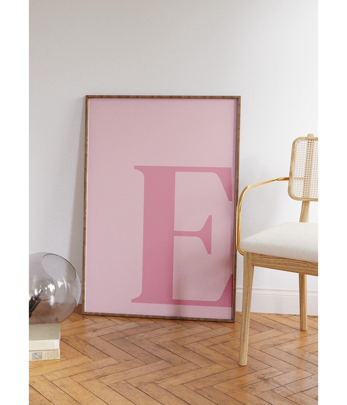 Letter E Initial Poster, Alphabet Nursery Decor - Image 2