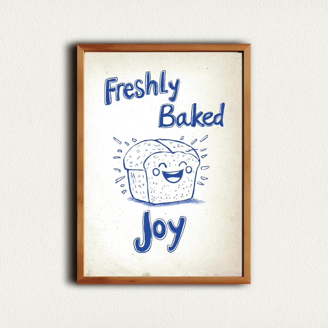 Retro Poster Bread Print Modern Kitchen Decor Retro Poster Vintage Wall Art Poster Kitchen Decorretro Illustration Motivational Print - Image 4