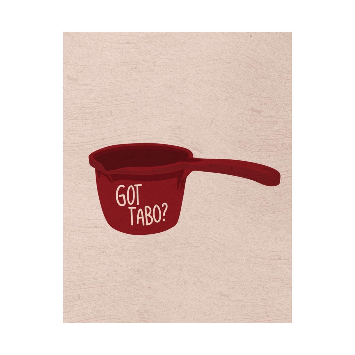 Got Tabo Funny Filipino Bathroom Dipper Humor Poster Home Decor