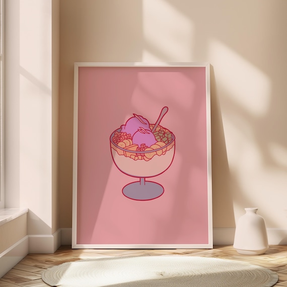 Filipino Halo Mixmix Printable Poster Pinoy Home And Kitchen Wall Art Decor Philippines Food Digital Dessert
