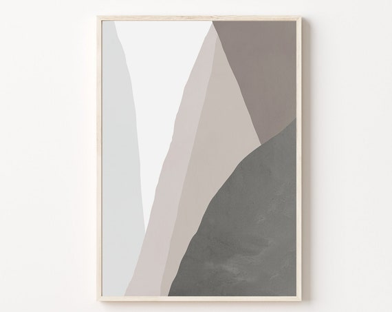 Neutral Color Art Print Beige Black Contemporary Print Modern Art Abstract Painting Abstract Print Abstract Wall Art