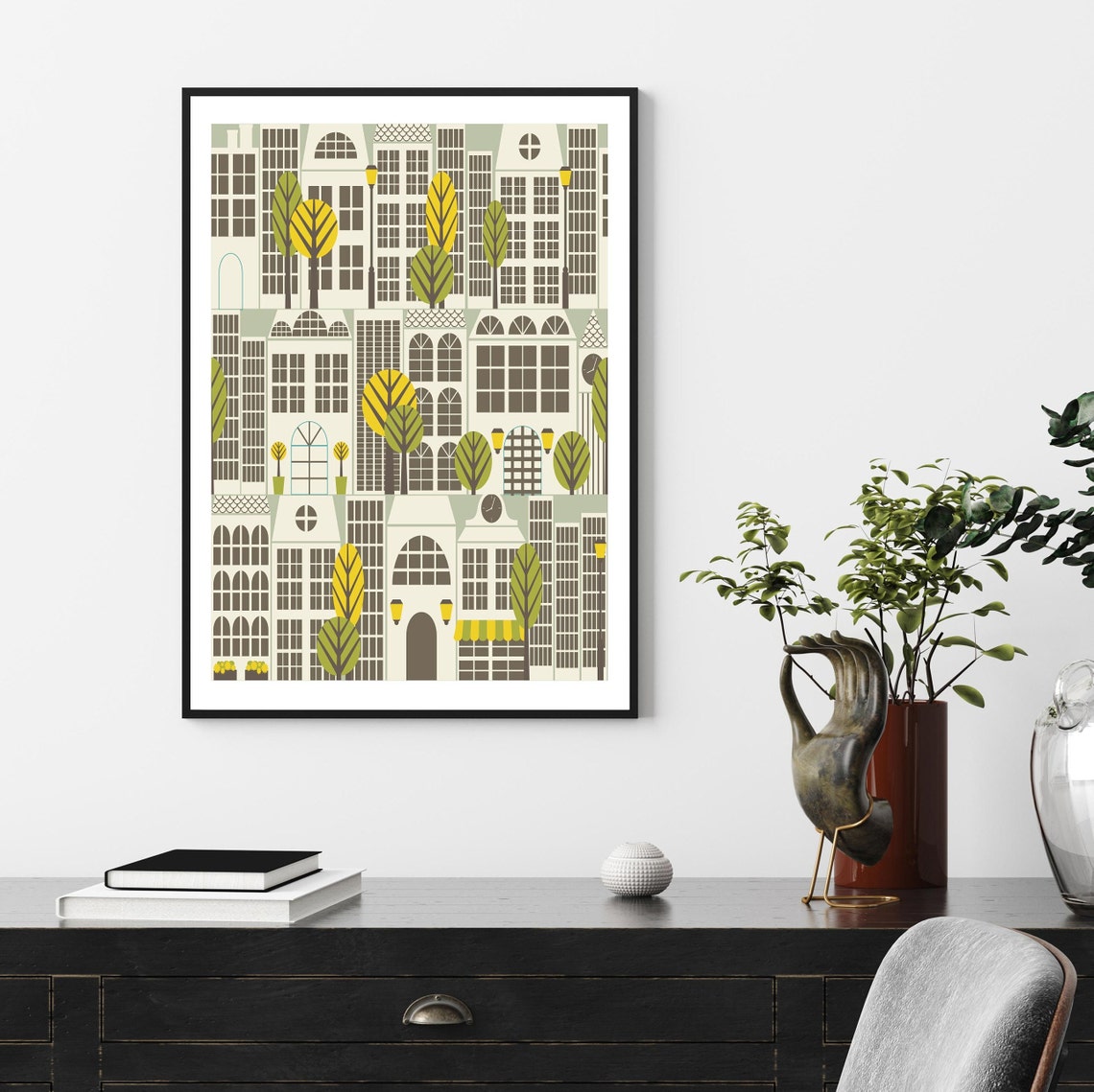 House Print, Neutral Modern Wall Art - Image 4