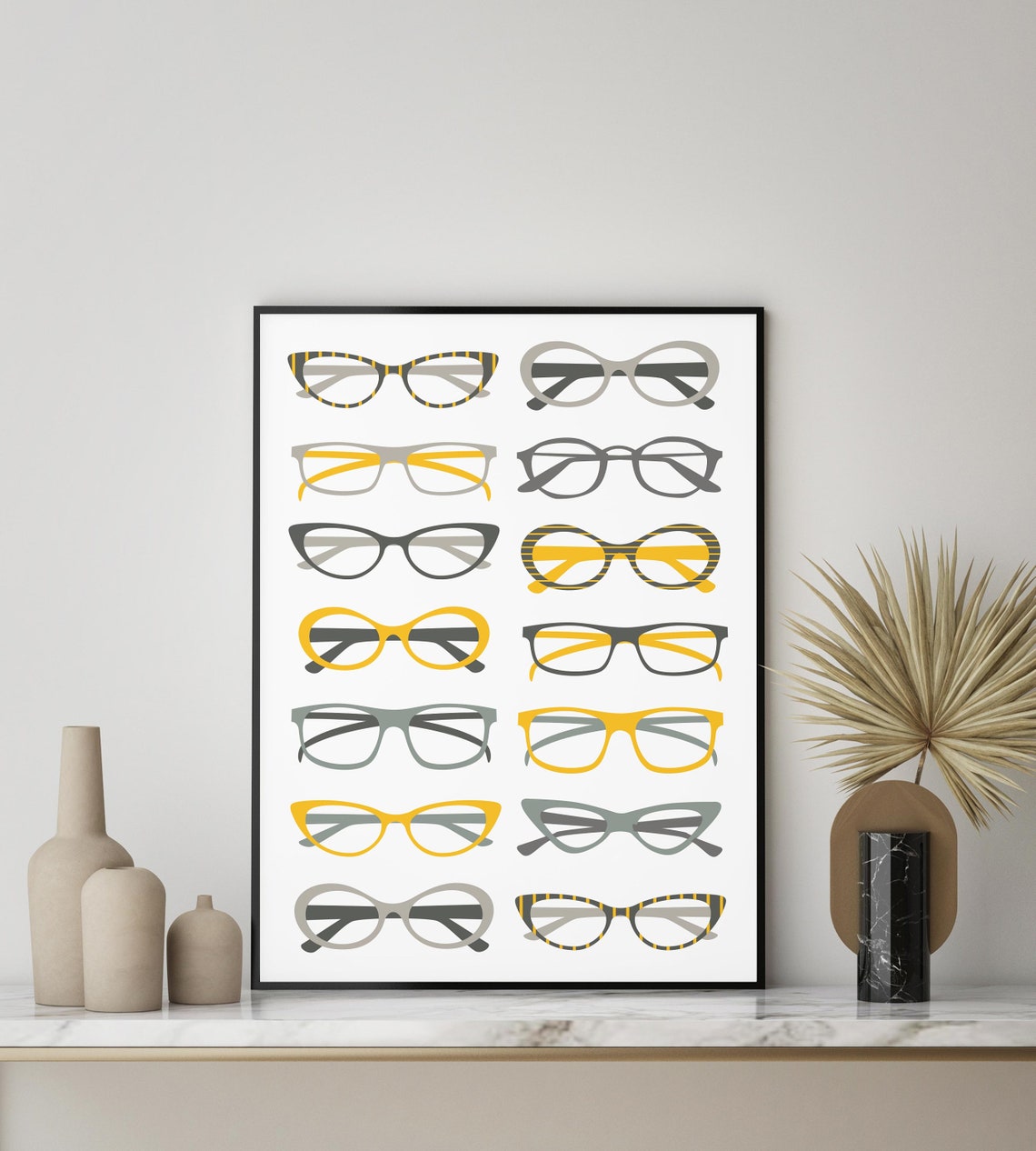 Glasses Minimalist Art Print - Image 2
