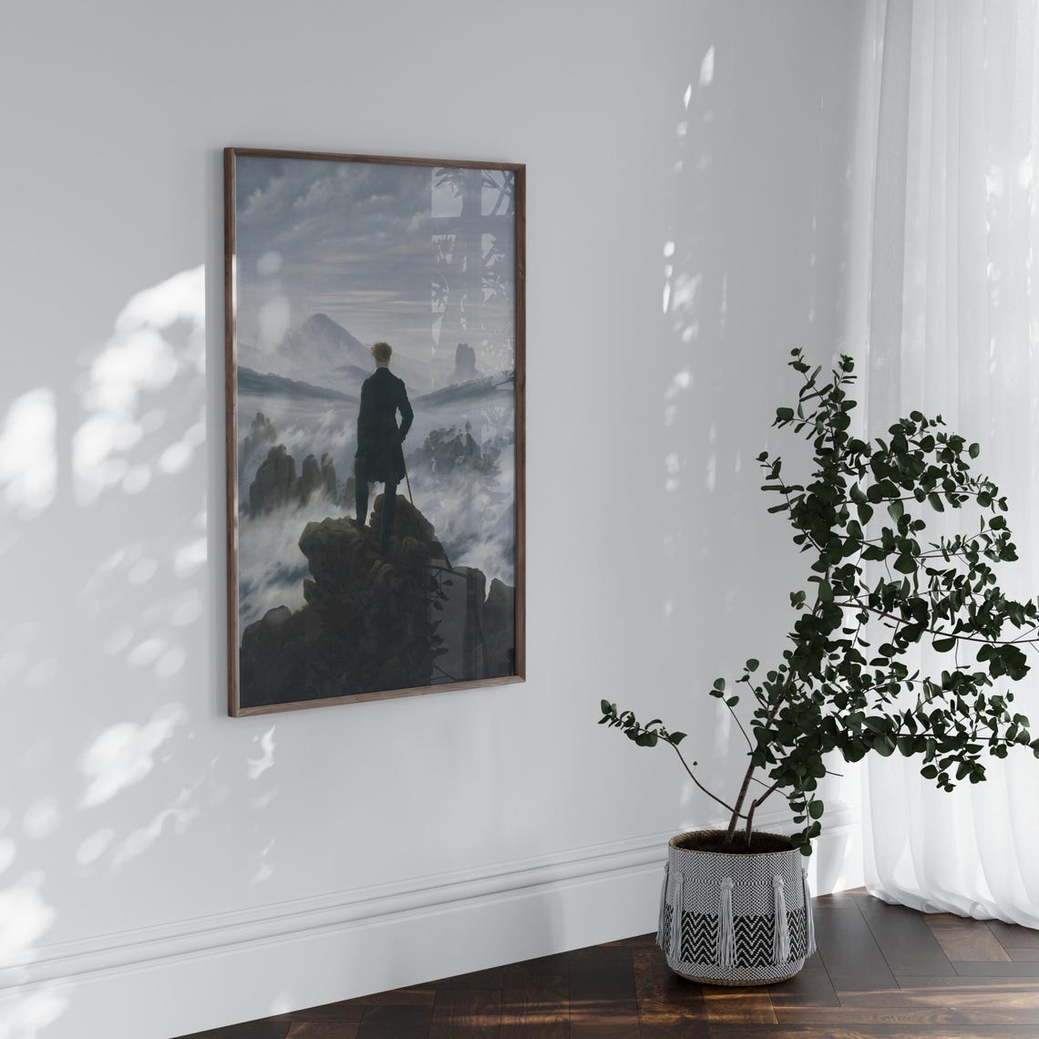 Caspar David Friedrich Wanderer Above The Sea Of Fog Painting Poster - Image 6