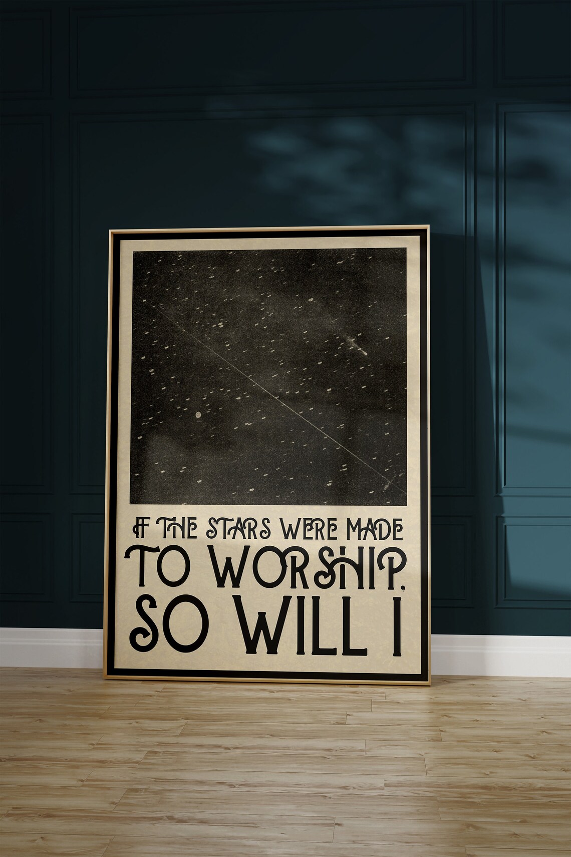 Vintage Scripture Poster, Celestial Christian Art Print - Image 3