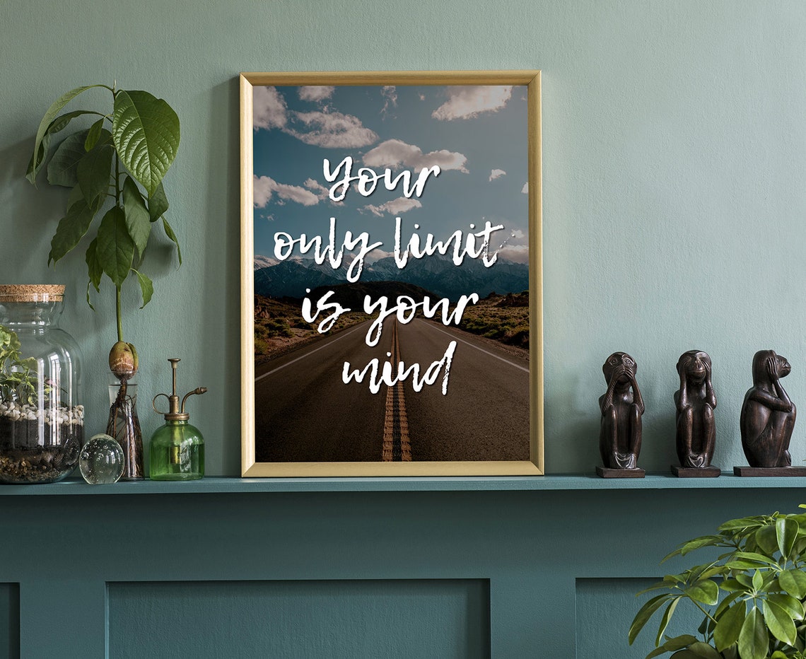 Gym Wall Art Gym Poster Gym Quote Gym Dcor Home Wall Art Home Gym Dcor Home Gym Poster Poster Art Fitness Dcor Motivational Quote - Image 4