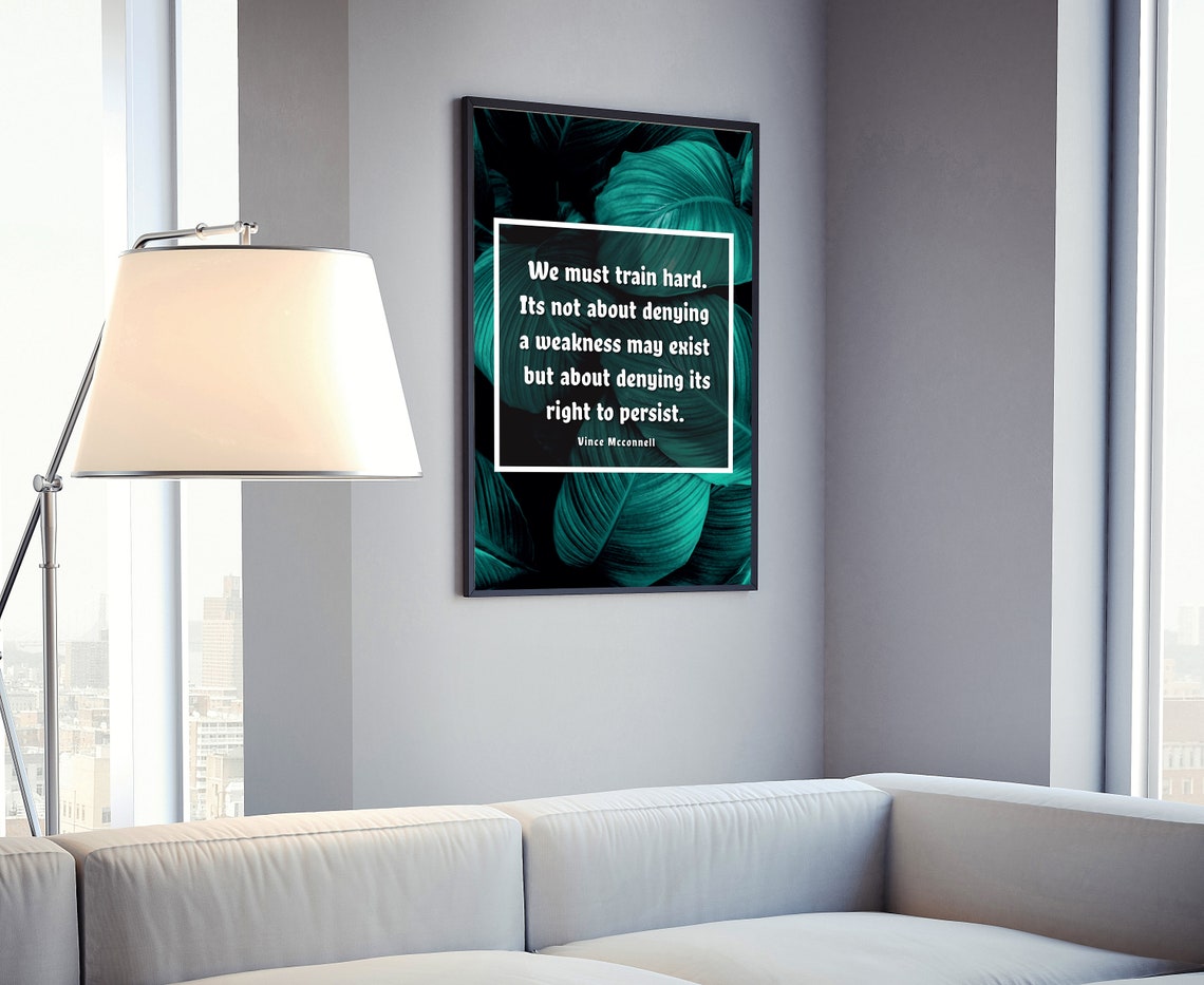 Gym Wall Art Gym Poster Gym Quote Gym Dcor Home Gym Home Gym Dcor Home Gym Poster Inspired Poster Fitness Dcor Motivational Quote - Image 4