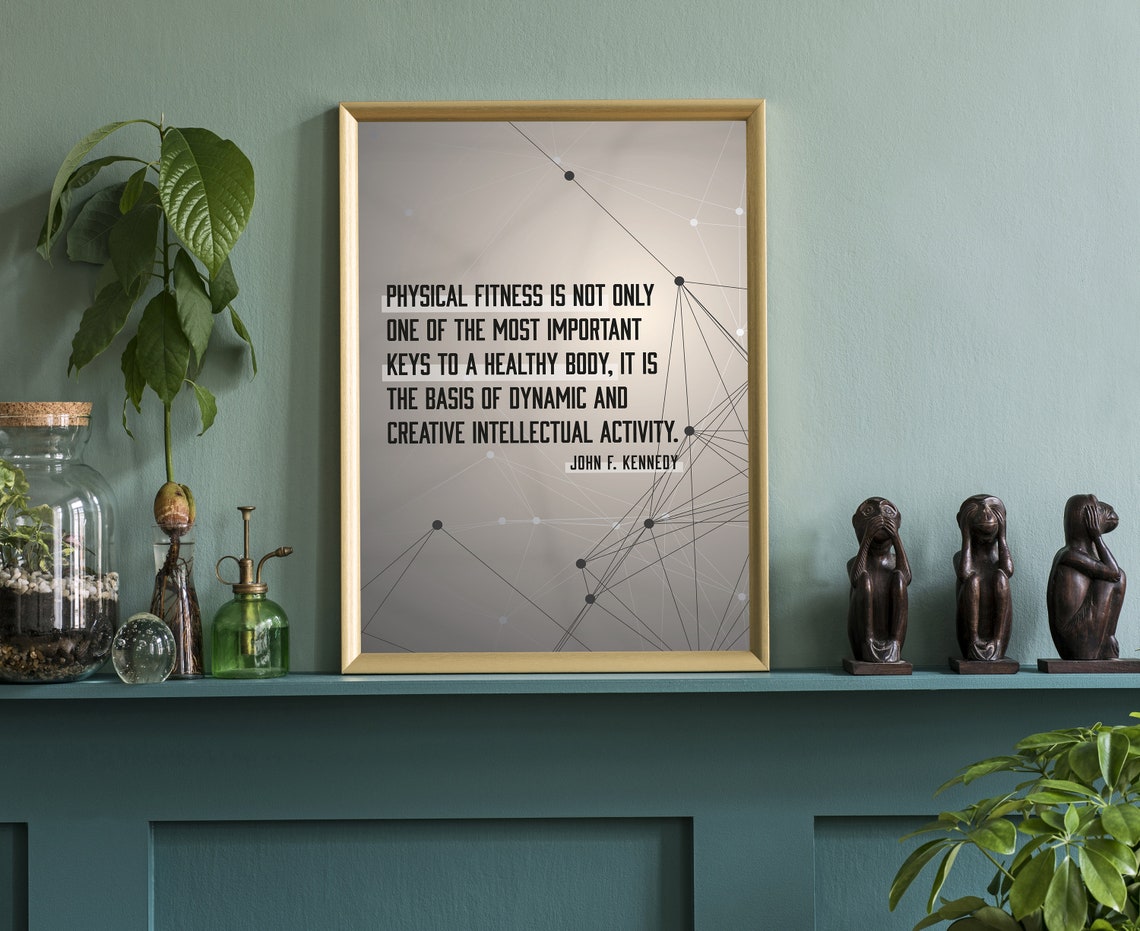 Workout Quote Poster Print Gym Quote Fitness Decoration Home Workout Poster Inspirational Poster Fitness Poster Motivational Quotes - Image 3