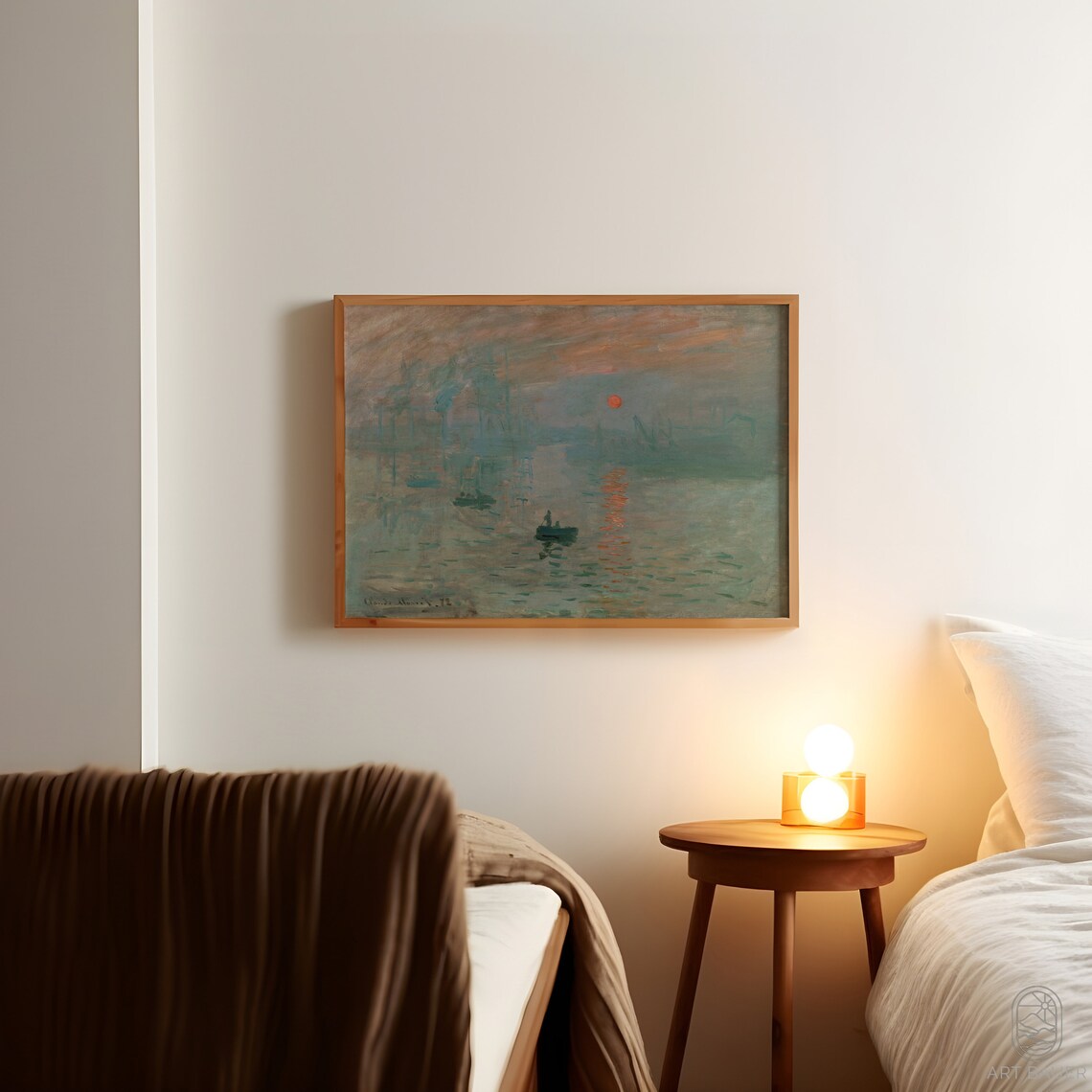 Claude Monet Sunrise Impression, French Decor Art Print