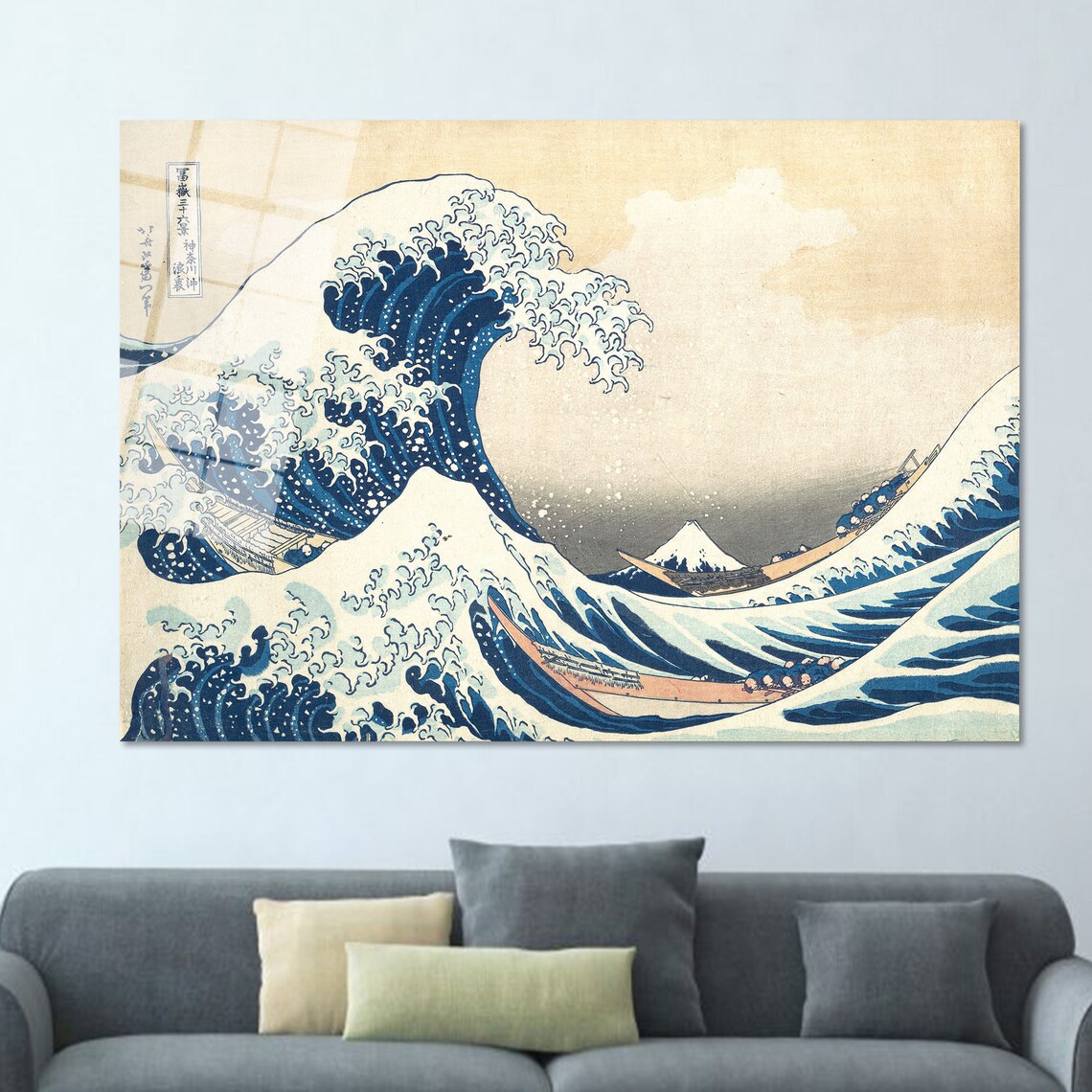 The Great Wave off Kanagawa Hokusai Japanese Woodblock Ukiyo-e Poster - Image 2
