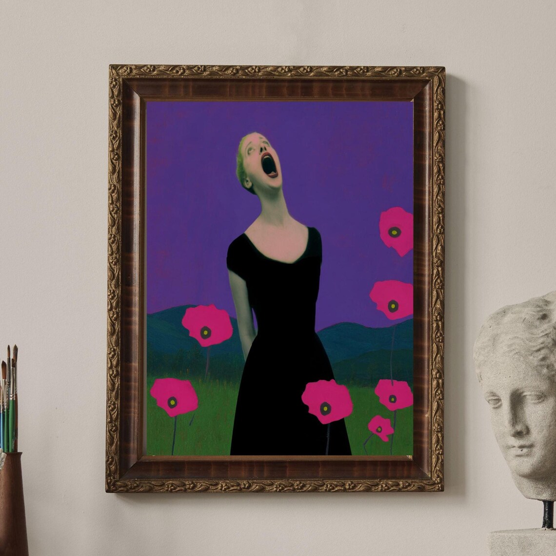 Silently Now Unique Canvas Art Print