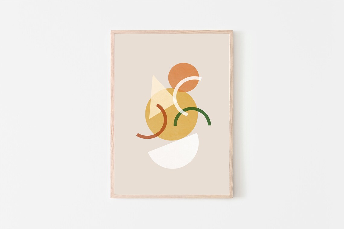 Thai Yellow Curry Art Print, Modern Food