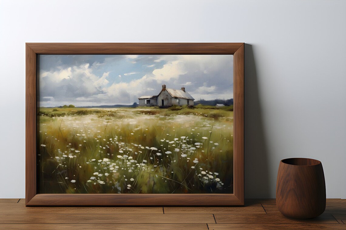 Whispers In The Wild, Meadows Cottage Antique Print - Image 2