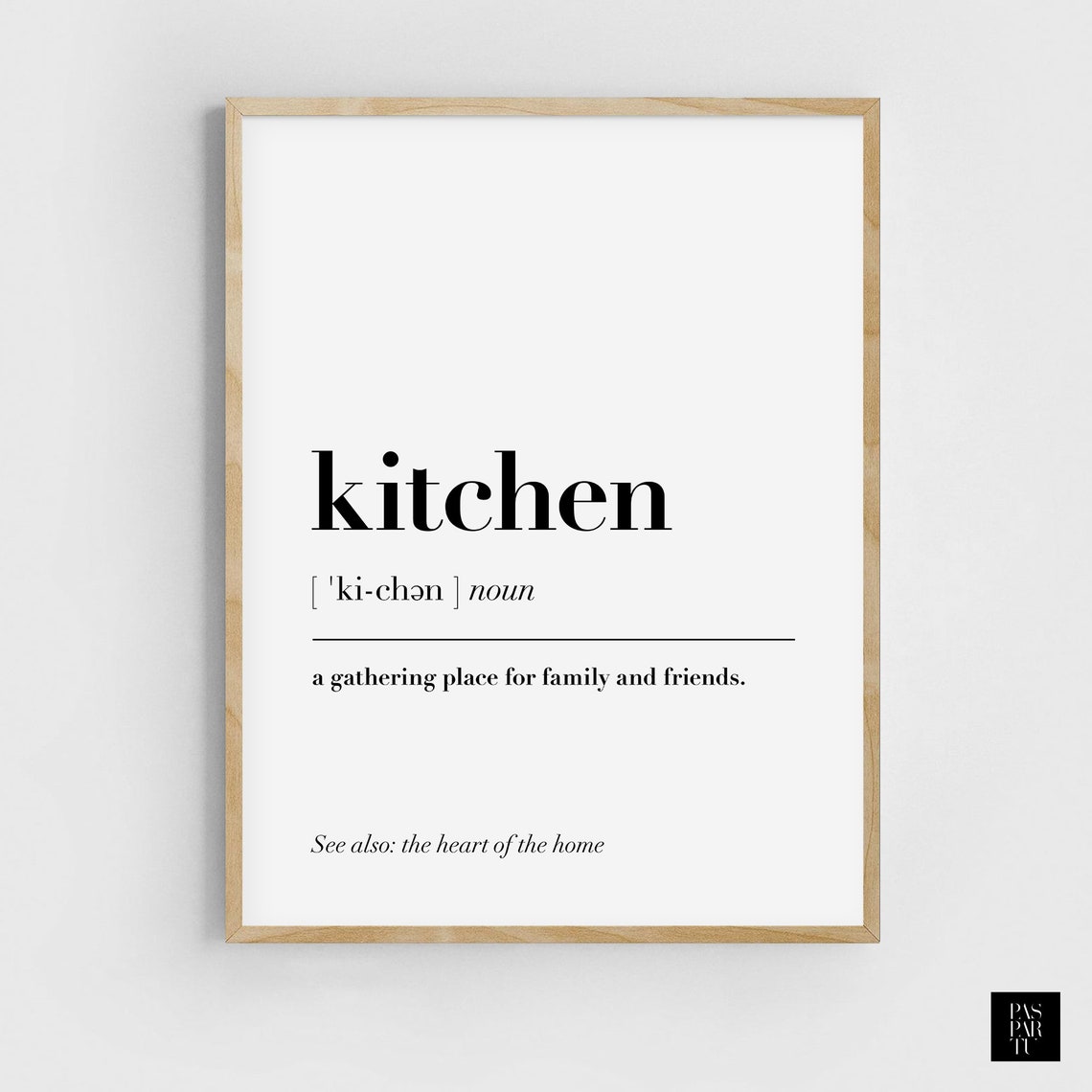 Kitchen Definition Wall Art Kitchen Print Kitchen Dictionary Art Kitchen Kitchen Definition Kitchen Funny Print Kitchen Wall Decor - Image 2