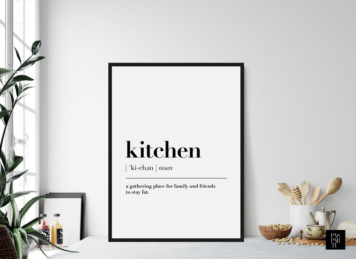 Kitchen Definition Print, Funny Dictionary Art - Image 4