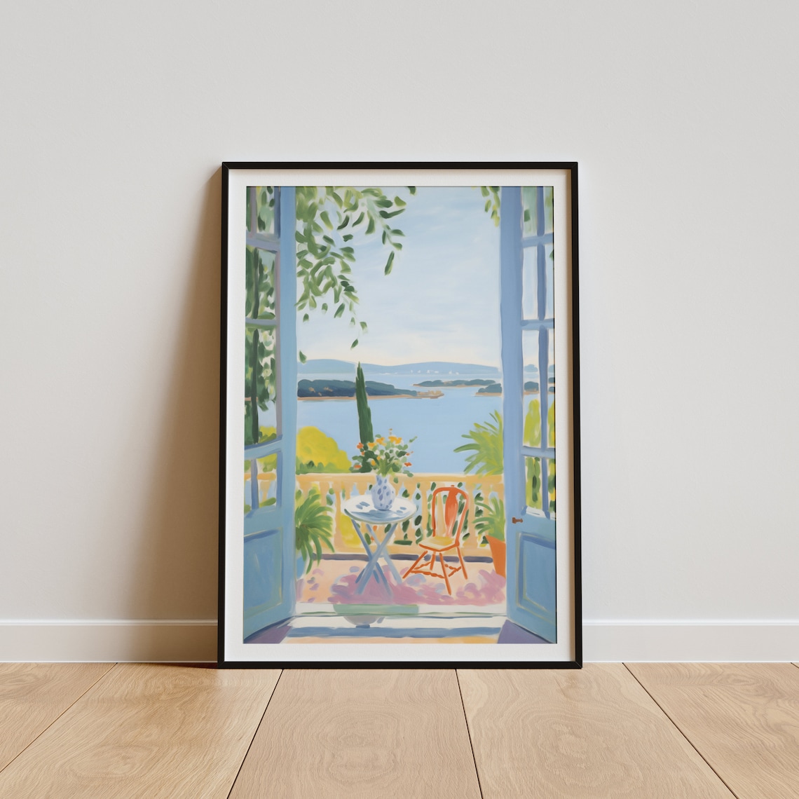 Matisse Open Window, Colorful Modern Art Print - Image 3