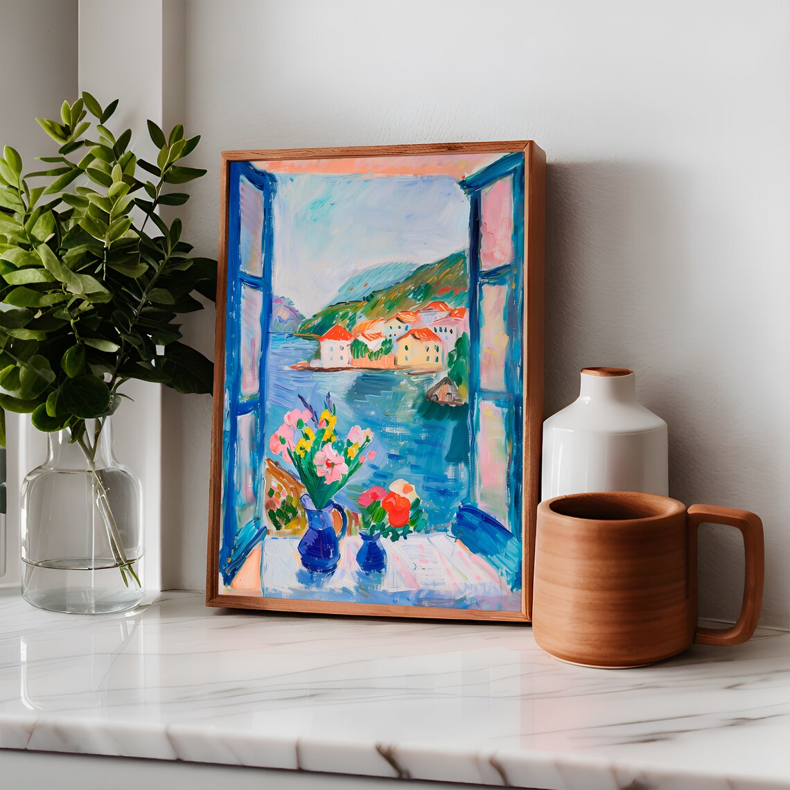 Henri Matisse Open Window Modern Fauvism Art Print - Image 5