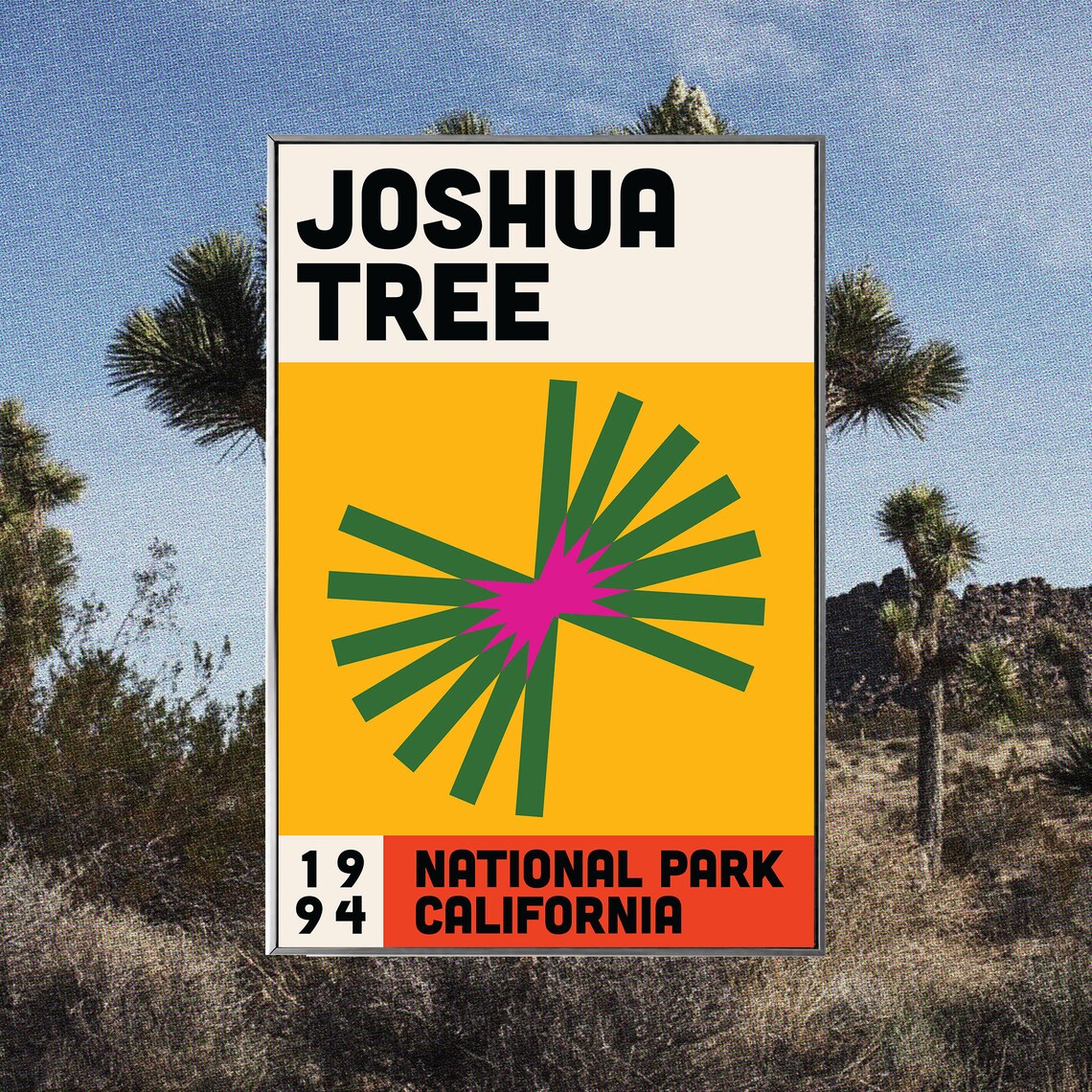 Joshua Tree National Park Abstract Poster Print