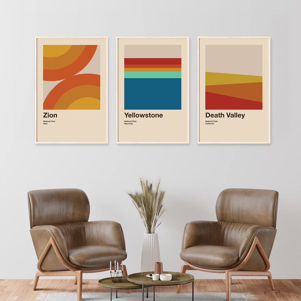 Zion National Park Mid-Century Travel Poster - Image 2