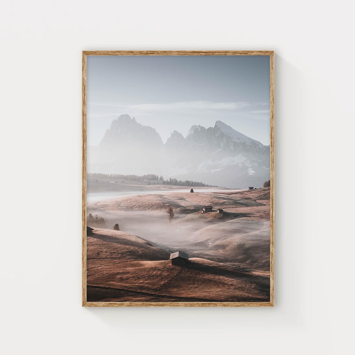 Alpe Di Siusi Seiser Alm Dolomites Travel Poster