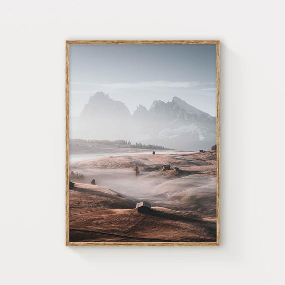 Alpe Di Siusi Seiser Alm Dolomites Travel Poster