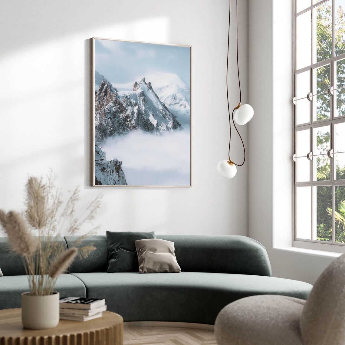 Aiguille Du Midi Chamonix French Alps Poster - Image 2