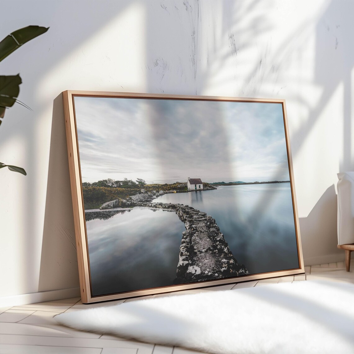 Ireland Connemara Fishermans Bothy Stone Causeway Coastal Poster - Image 3