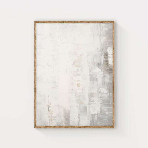 White And Gold Abstract Wall Art Modern Wall Art Large Beige Wall Art Art For Living Room Modern Art For Bedroom Gift For New Home