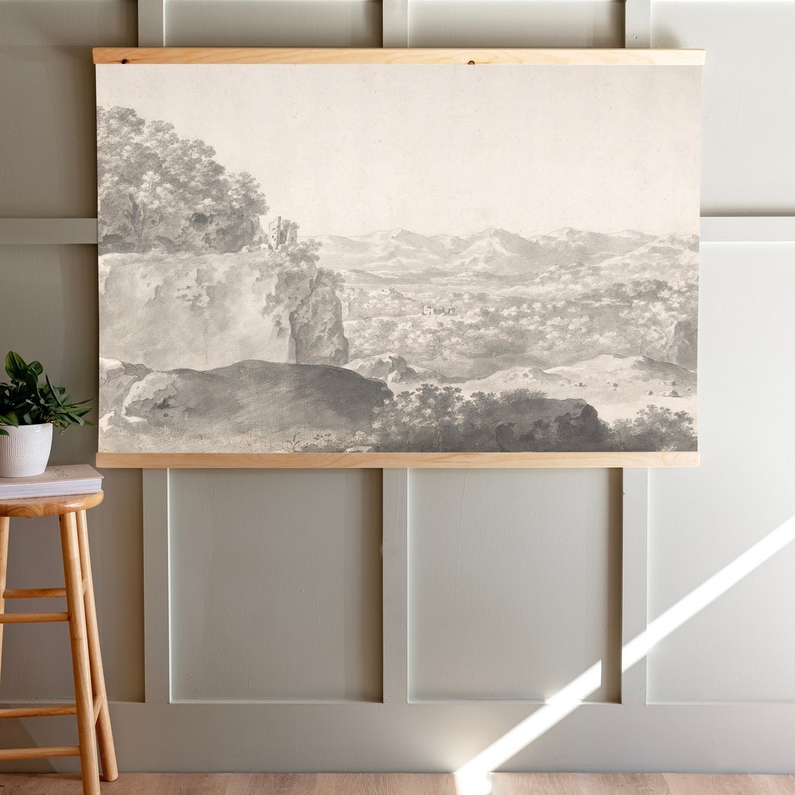 Extra Large Wall Art Tapestry Black And White Vintage Art Tapestry Wall Hanging Mountain Wall Art Wall Hanging 174 - Image 3