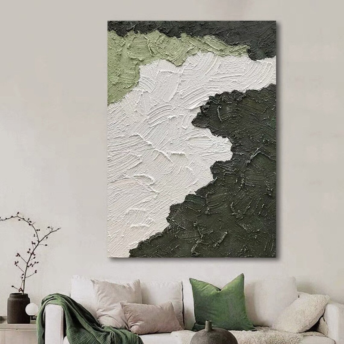 Terracotta Abstract Art 3d Texture Art Terracotta Textured Wall Art Heavy Textured Wall Art Minimalist Wall Art Large Art Wall Art - Image 4