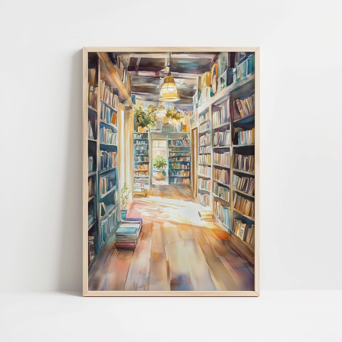 Book Lover Reading Nook Decor Literary Wall Print - Image 8
