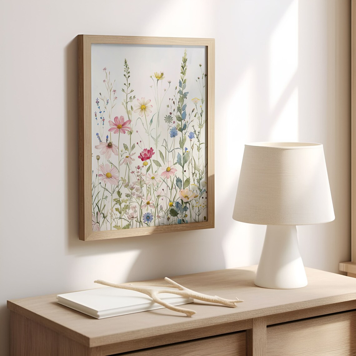Watercolor Wildflower Botanical Wall Art Print - Image 6
