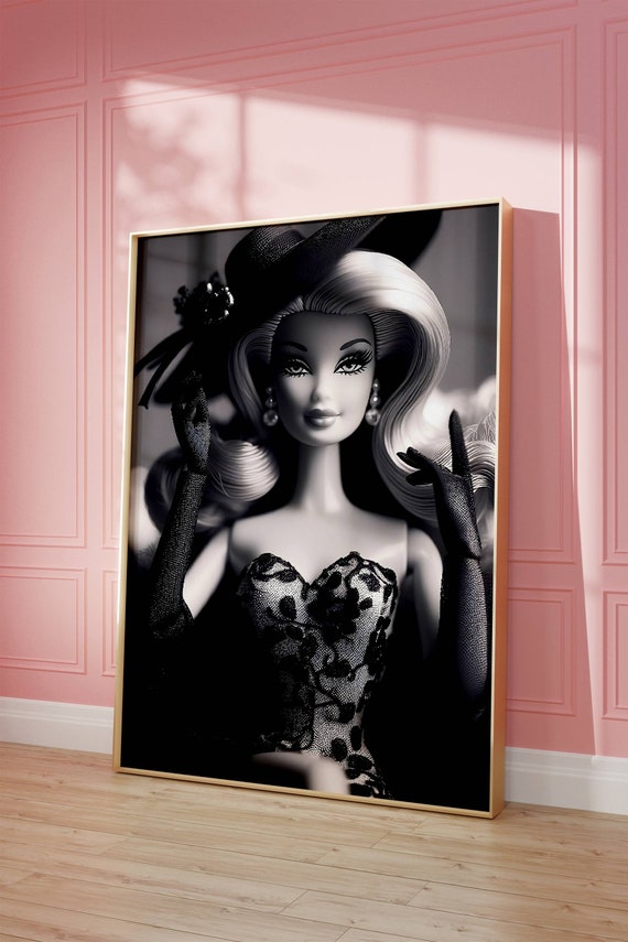 Black And White Poster Girly 90s Vibe Art Digital Download
