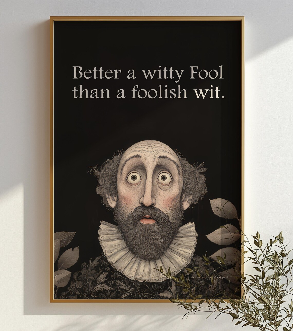 Shakespeare Quote Poster, Theatre Classroom Wall Art