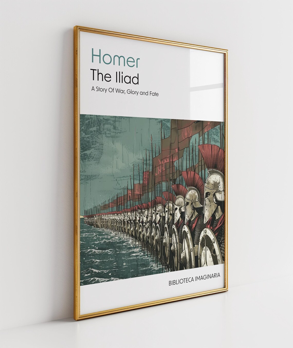 The Iliad by Homer, Classical Art Poster Print - Image 2