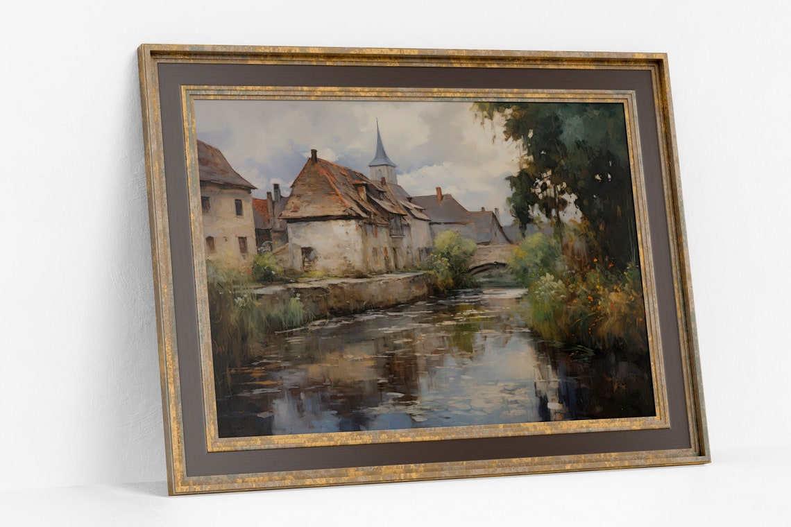Rustic European Village Art Print - Image 3