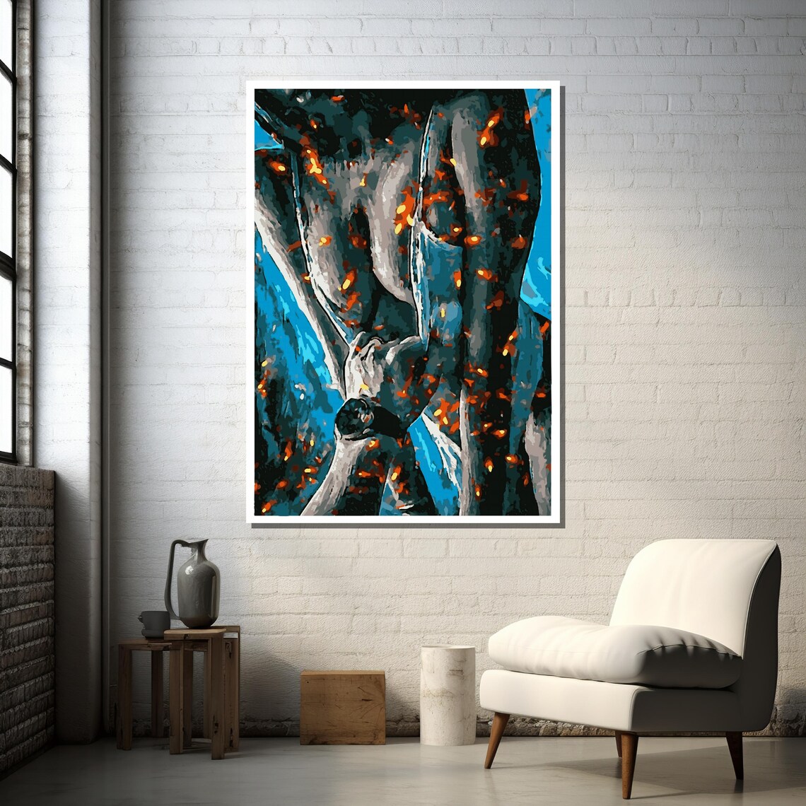 Abstract Figure Art, Bold Modern Contemporary Spaces - Image 2